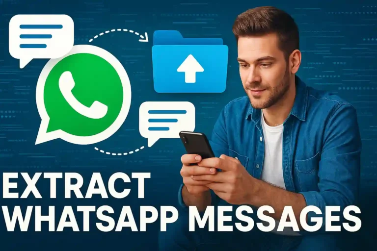 How To Extract WhatsApp Messages