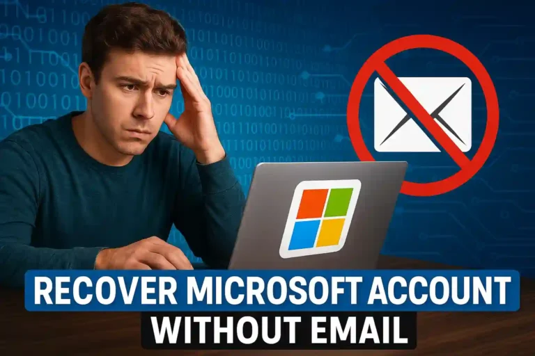How To Recover Microsoft Account Without Email
