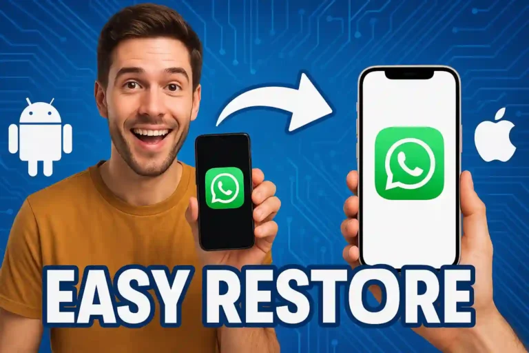 Restore WhatsApp From Android To IOS
